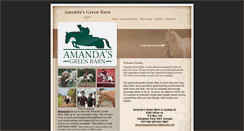 Desktop Screenshot of amandasgreenbarn.com