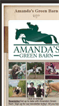 Mobile Screenshot of amandasgreenbarn.com